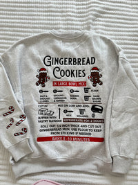 Pearl Grey Gingerbread Recipe Christmas Embroider Sweatshirt