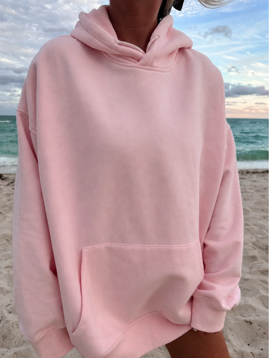 Light Pink Basic Blank Hoodie