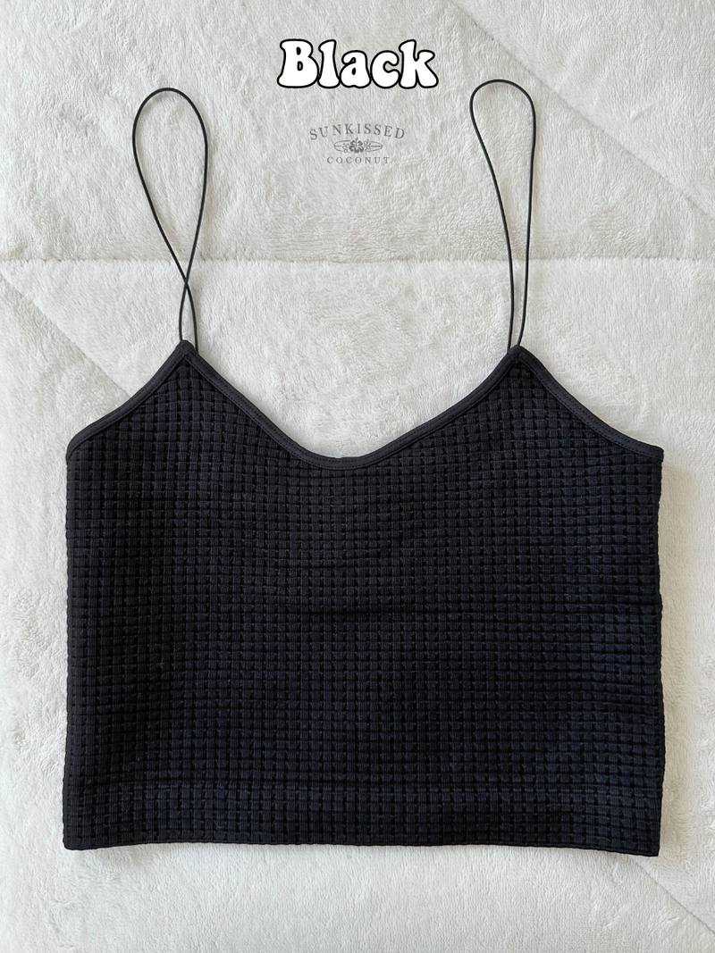 Neutral Waffle Seamless Camis - Sunkissedcoconut