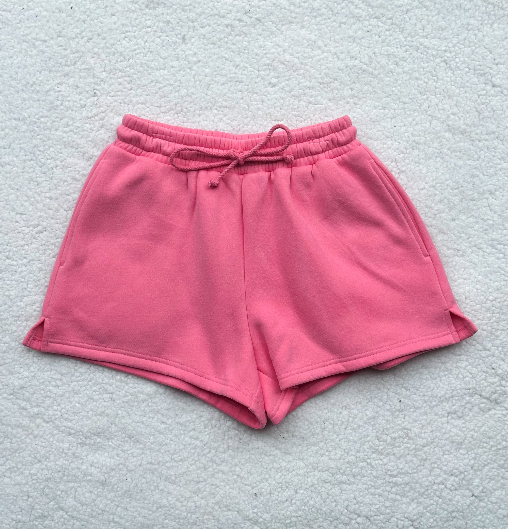 Hibiscus Pink Basic Blank Shorts