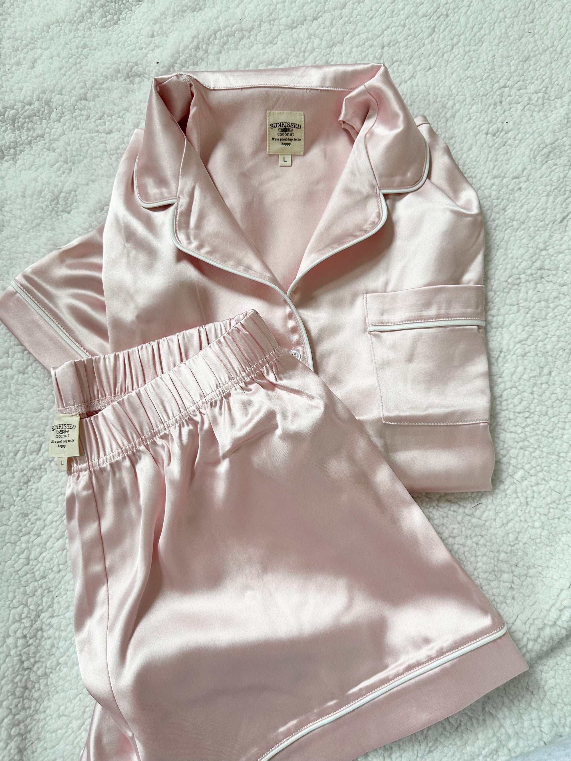 Champagne Pink Pajama Set