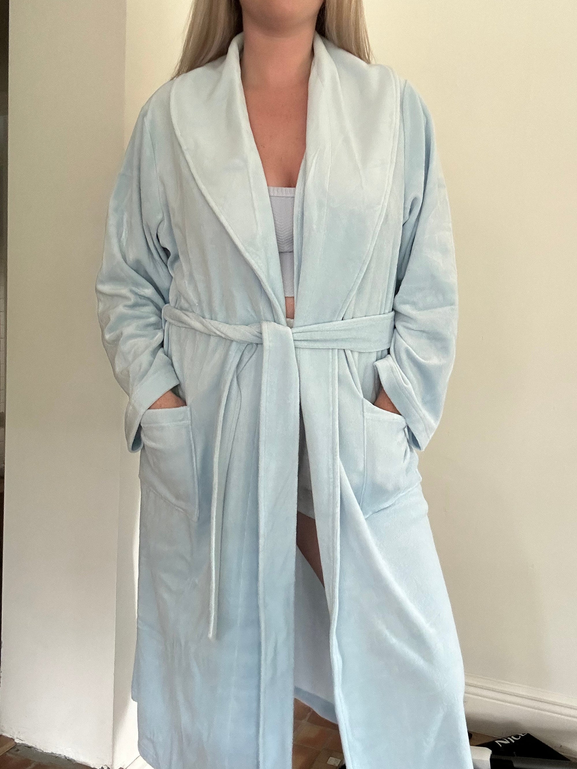 Light Blue Dream Hotel Robe