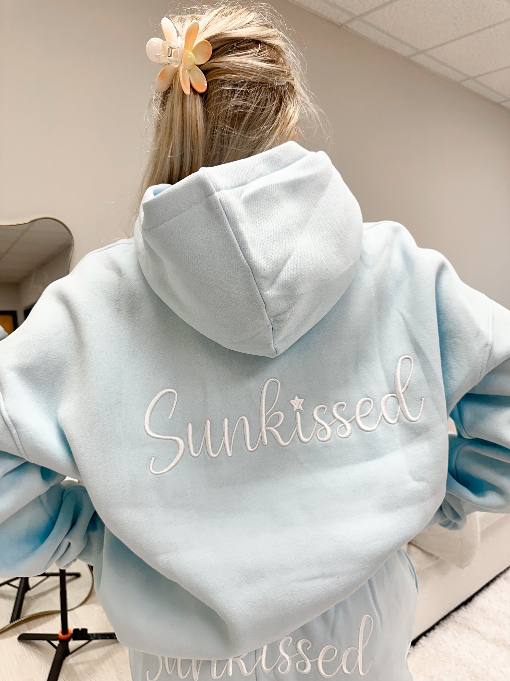 Sunkissed Cursive Embroider Hoodie