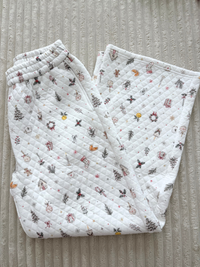 A Cottage Christmas Icons Quilted Flare Sweatpants