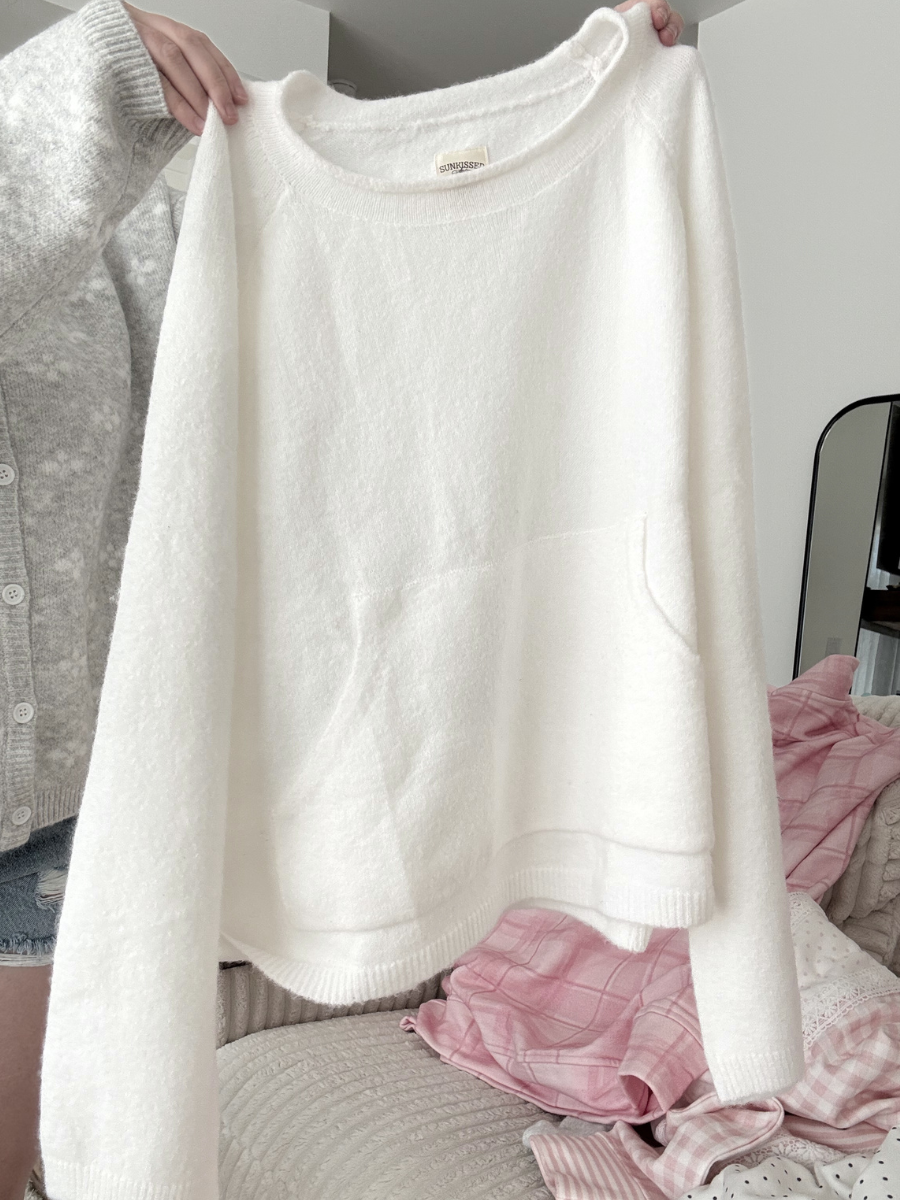 Cloud Knit Pocket Sweater