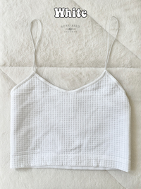 Neutral Waffle Seamless Camis - Sunkissedcoconut