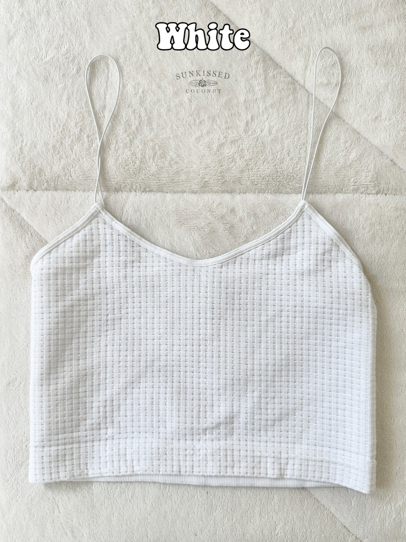 Neutral Waffle Seamless Camis - Sunkissedcoconut