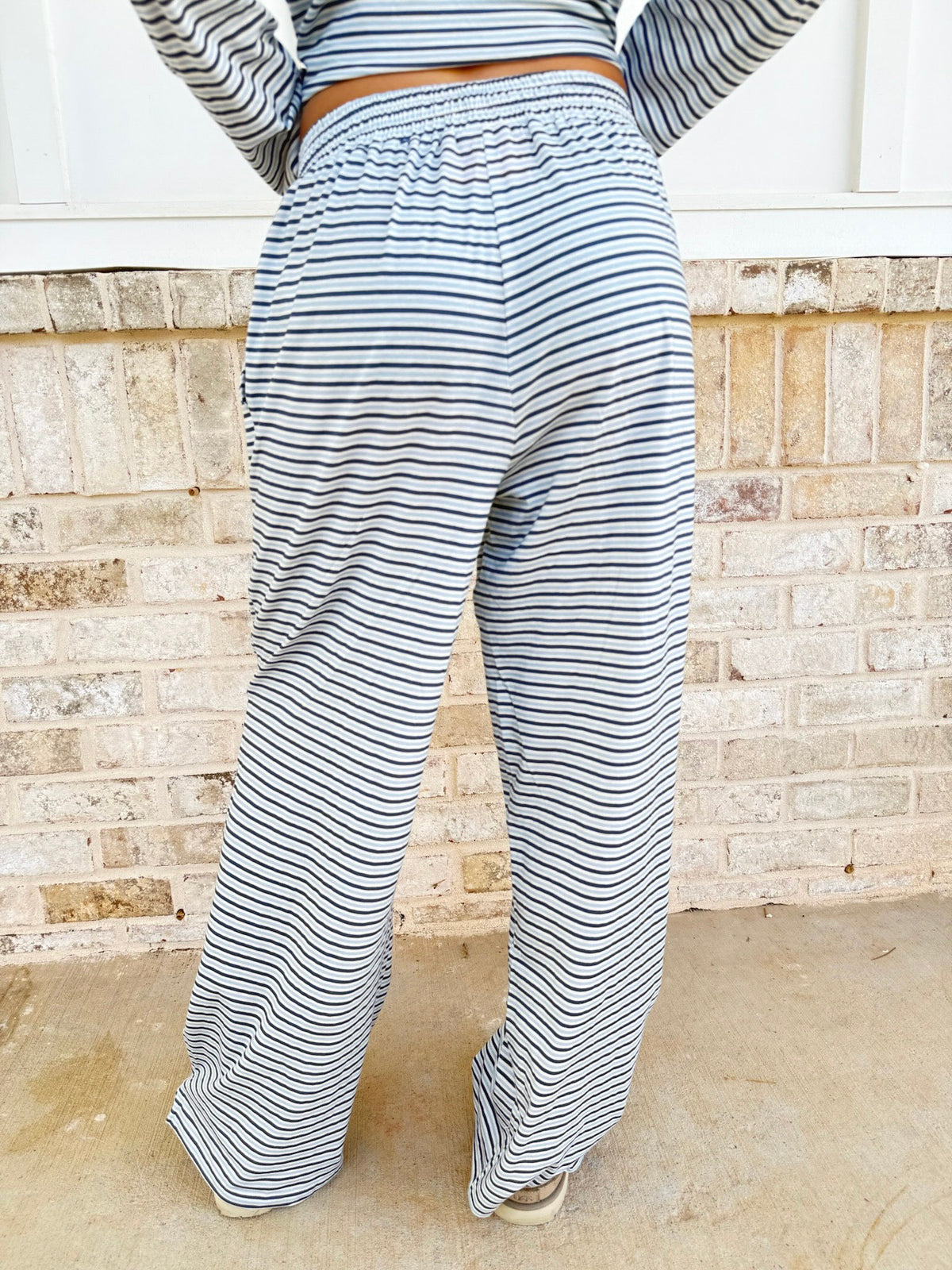 Ella Striped Flare Lounge Pants