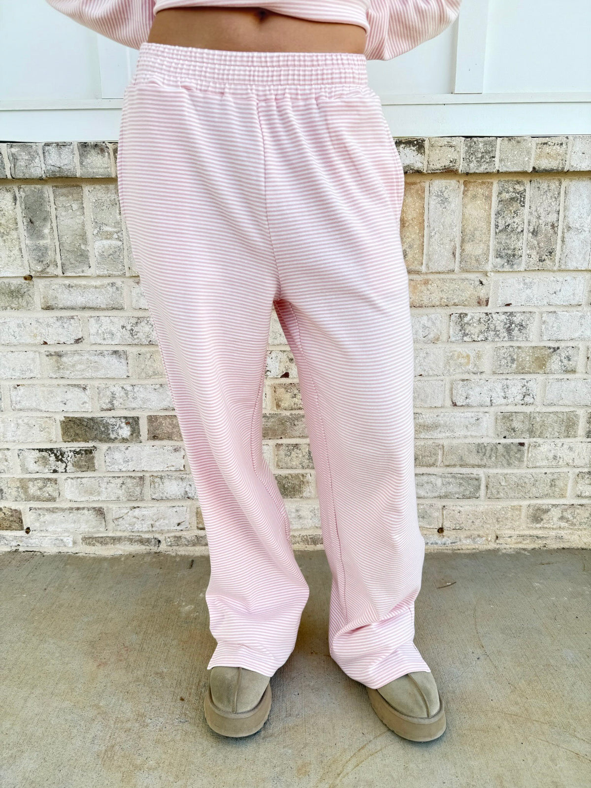 Ella Striped Flare Lounge Pants