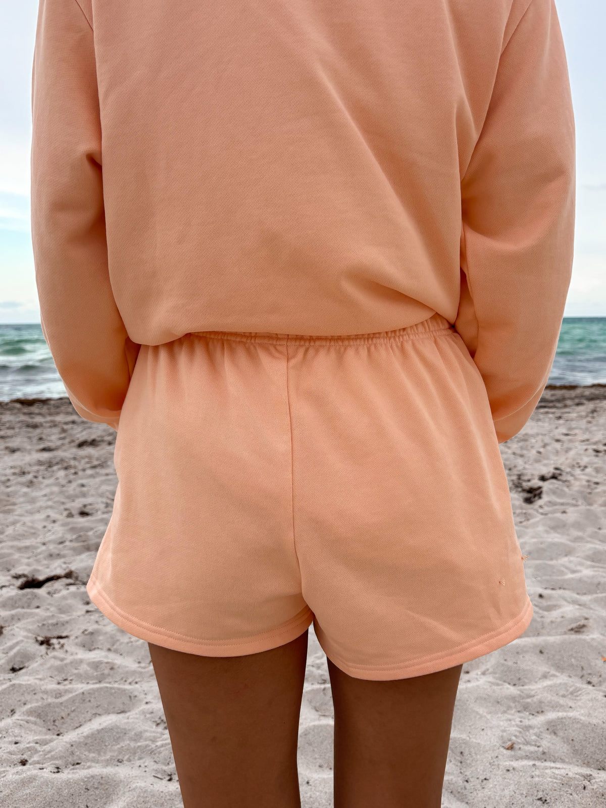 Sunkissedcoconut Embroidered Sweat Shorts 100% Cotton