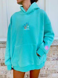 Ocean Gem Embroidered Hoodie