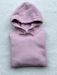 Mauve Mist Basic Blank Hoodie
