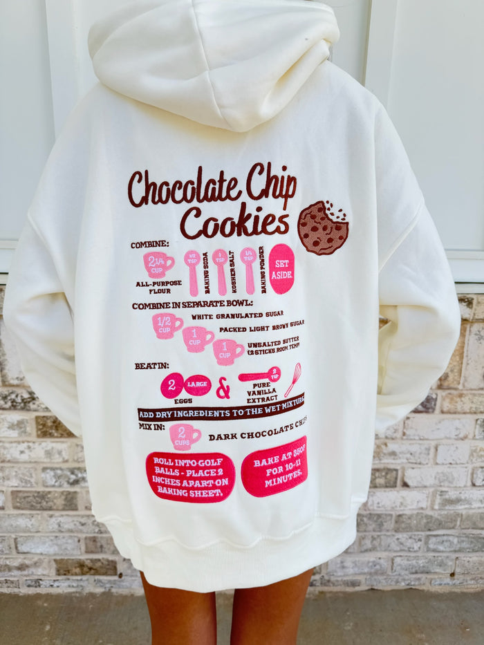 Ivory Chocolate Chip Cookie Recipe Embroider Hoodie