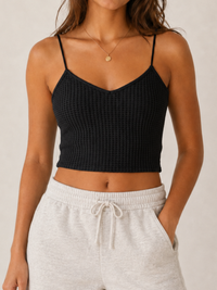 Neutral Waffle Seamless Nikibiki Camis