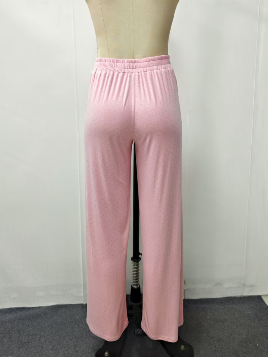 Pollka Dot Flowy Tube Top Set