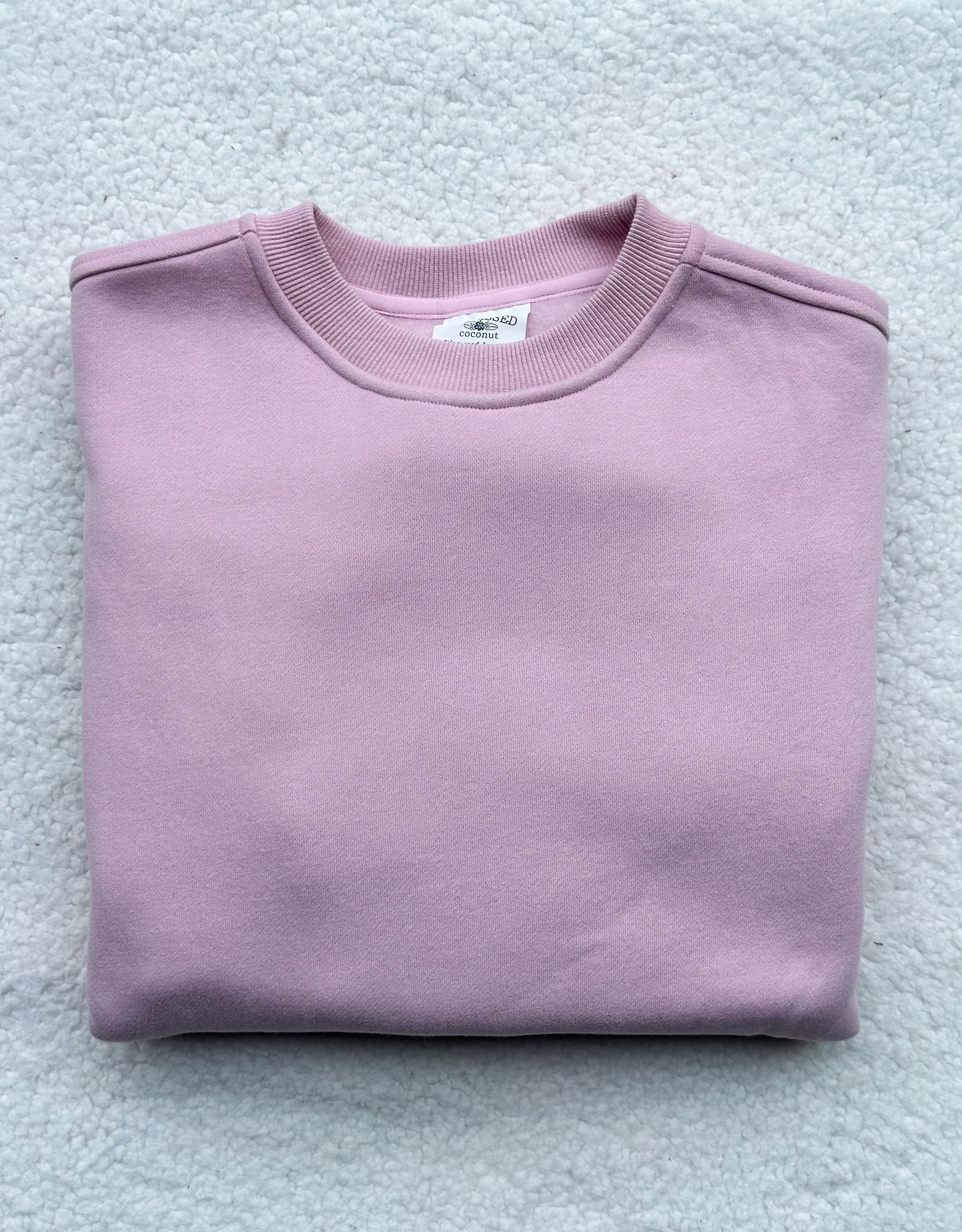 Mauve Mist Basic Blank Sweatshirt