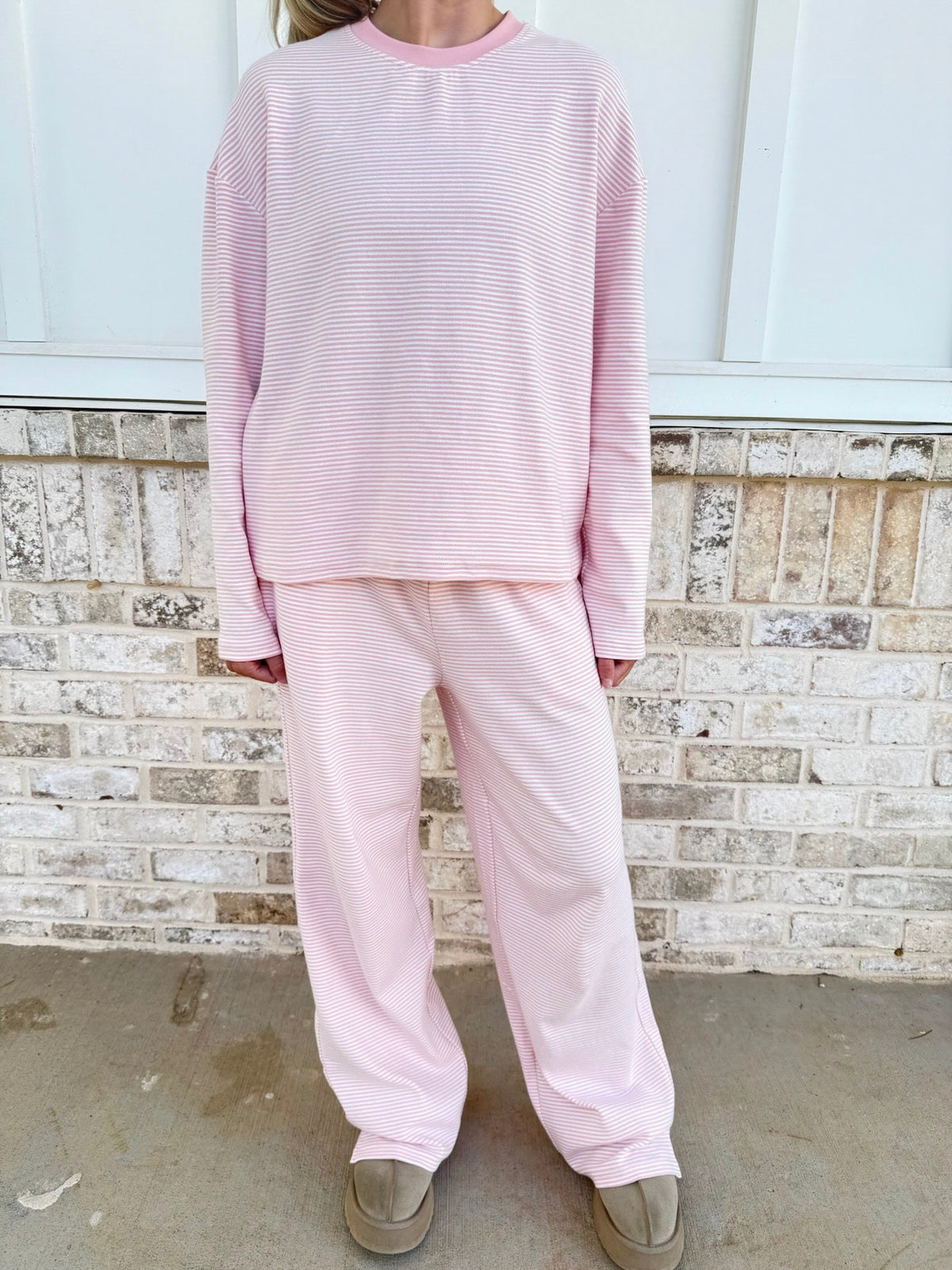 Ella Striped Flare Lounge Pants