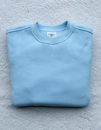 Icy Blue Basic Blank Sweatshirt