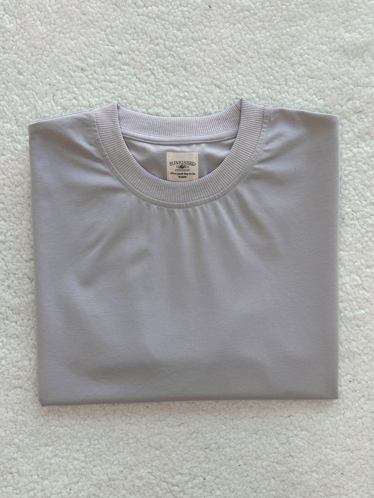 Italian Purple Basic Blank Tee