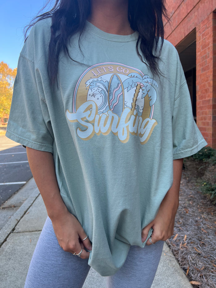 Let's Go Surfing Tee