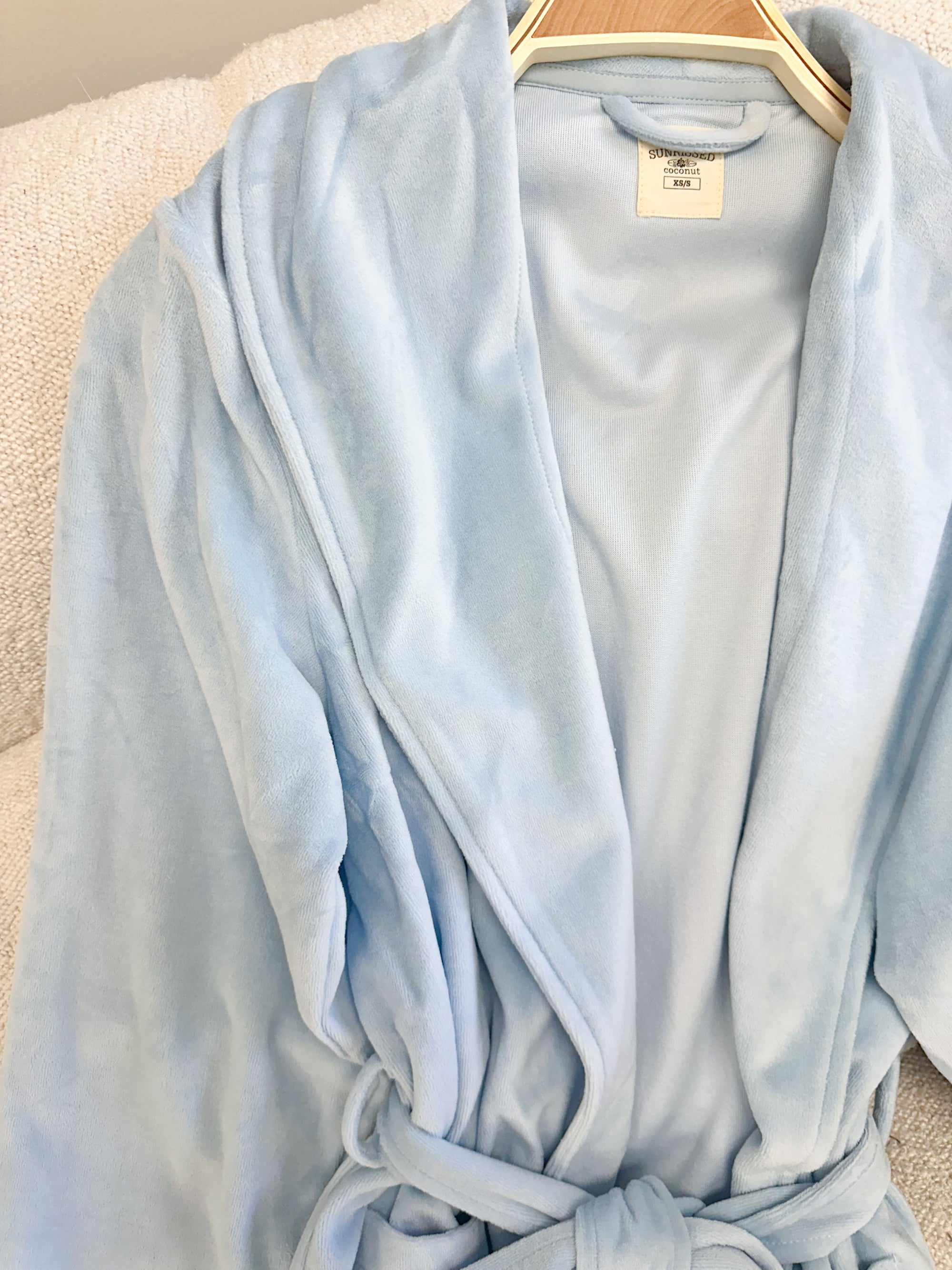 Light Blue Dream Hotel Robe