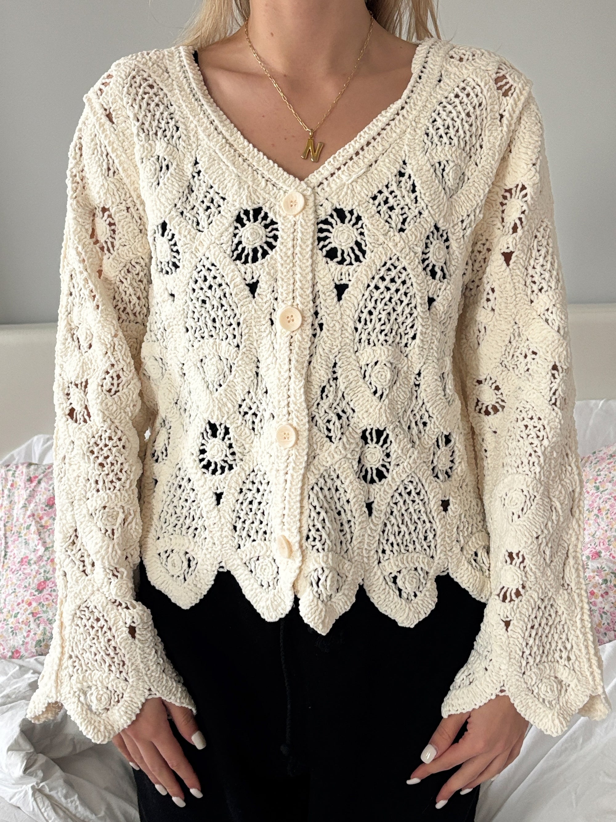 Crochet Cozy Cardigan Sweater