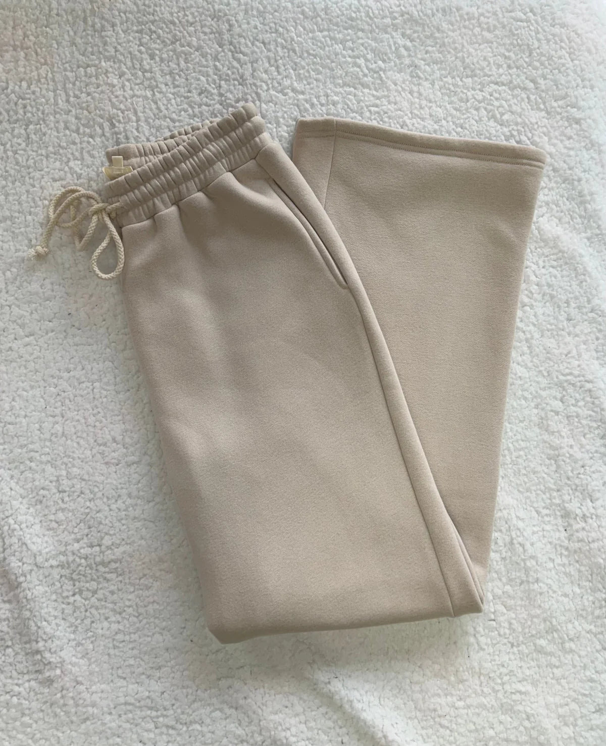Sunkissedcoconut Plush Signature Flare Sweatpants