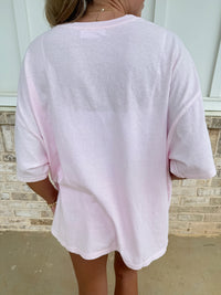Light Weight Light Pink Tee