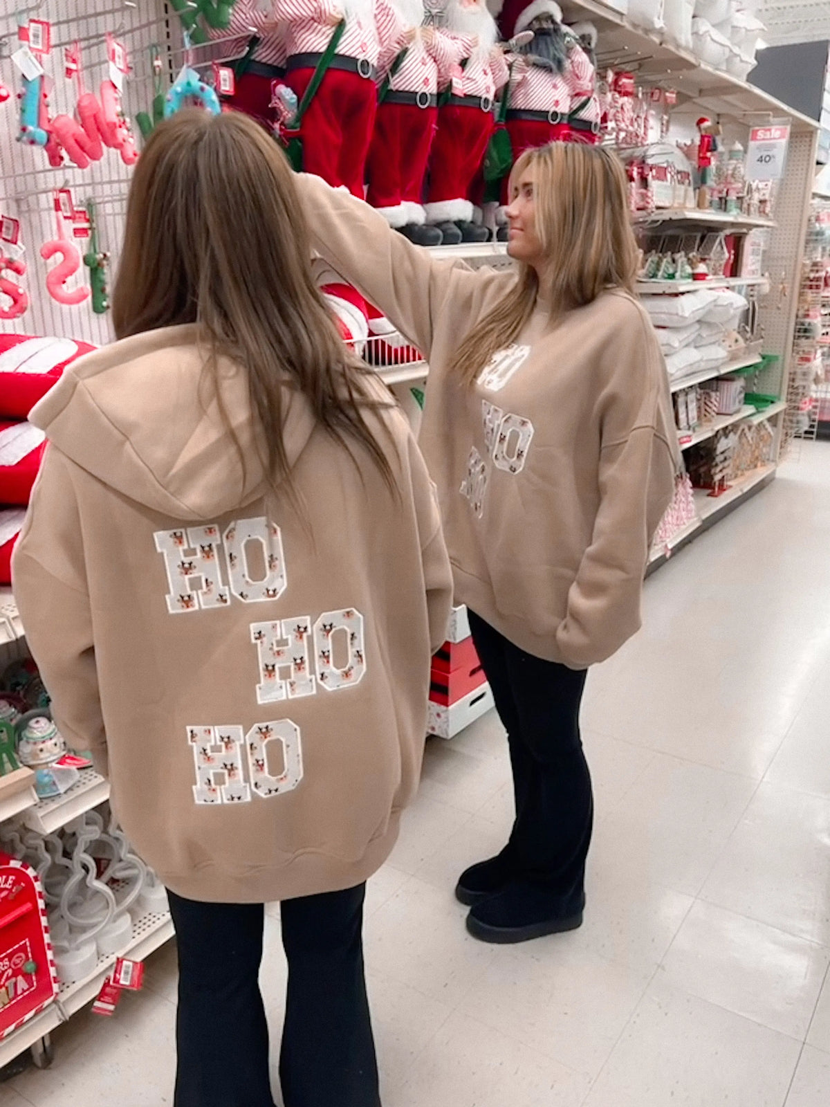 Pearl Grey Reindeer Sweatshirt