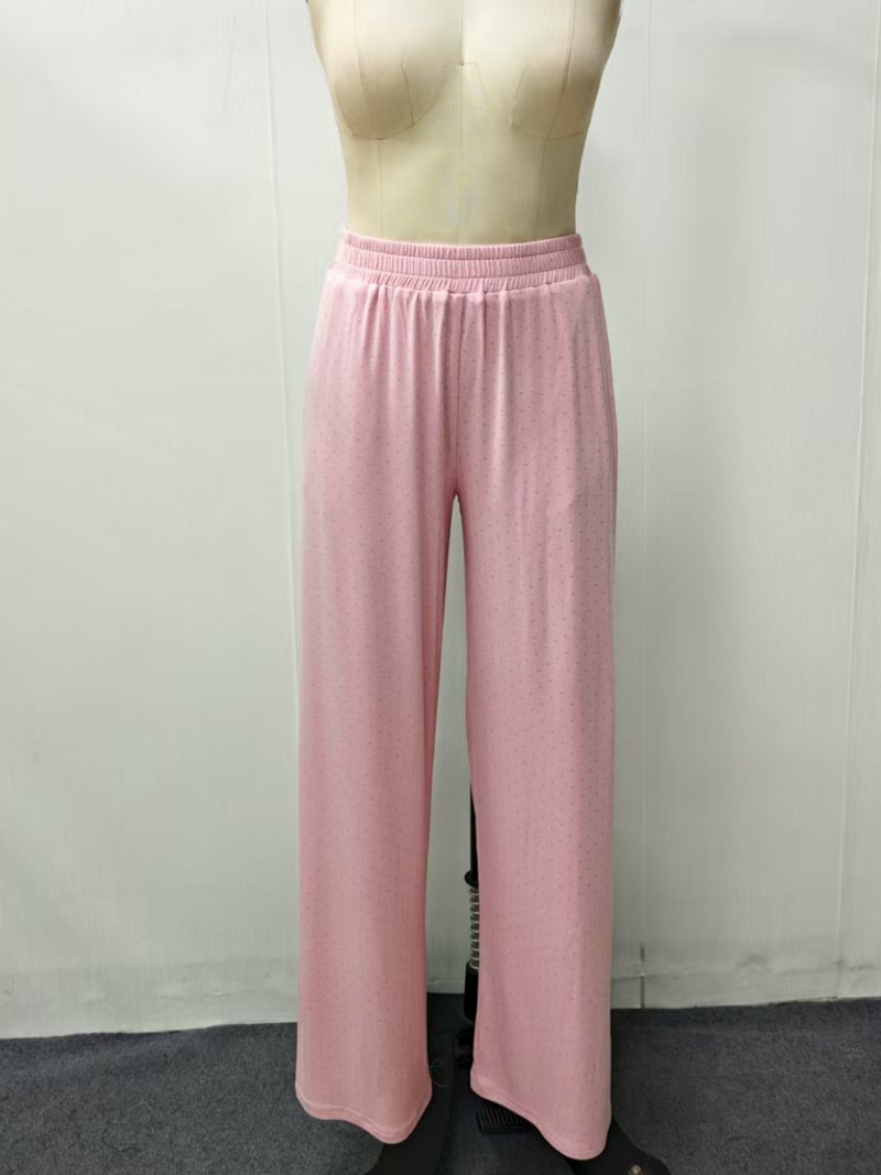 Pollka Dot Flowy Tube Top Set