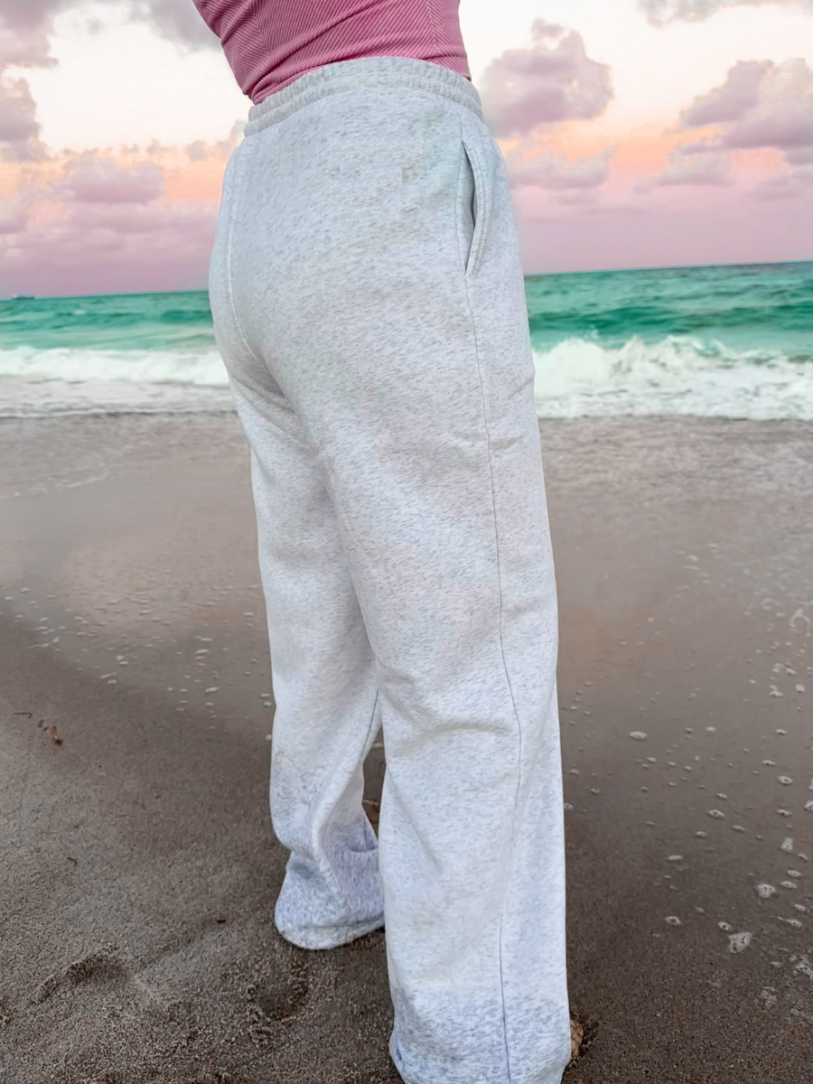 Sunkissedcoconut Plush Signature Flare Sweatpants