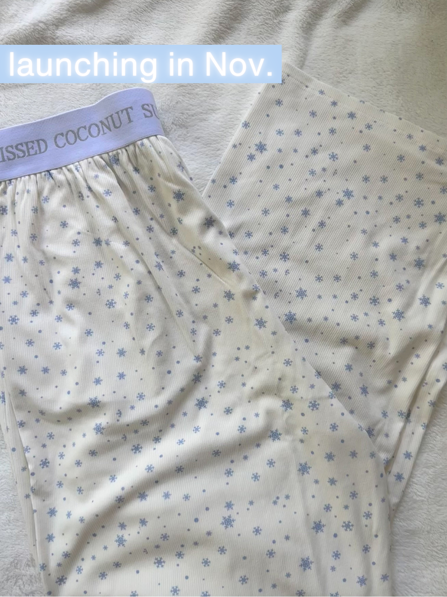 Snowflake Sunkissedcoconut Pajama Pants