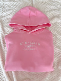 Stitched Sunkissedcoconut Embroidered Oversized Hoodie 100% Cotton