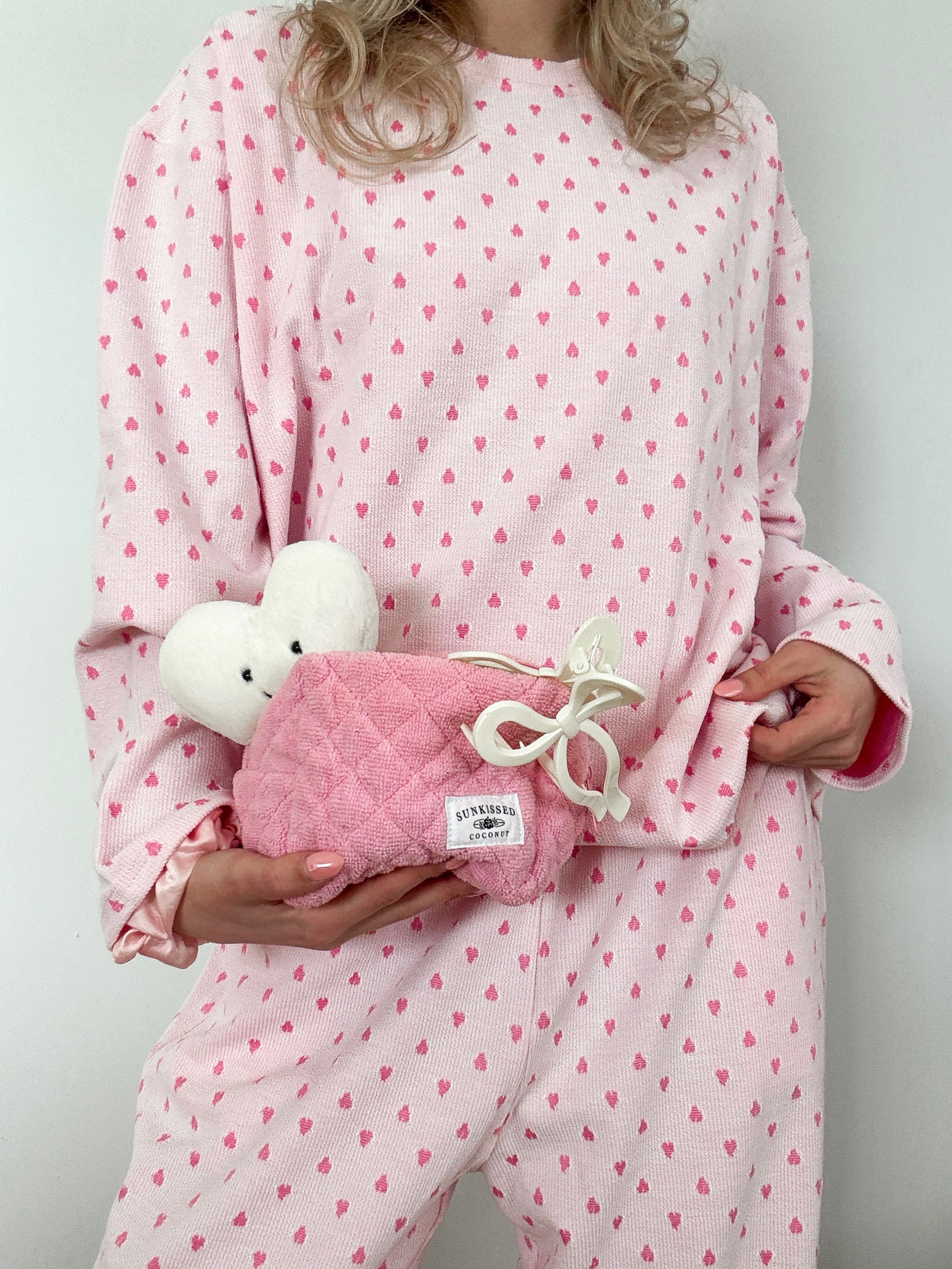 Heart Long Sleeve Pajama Top