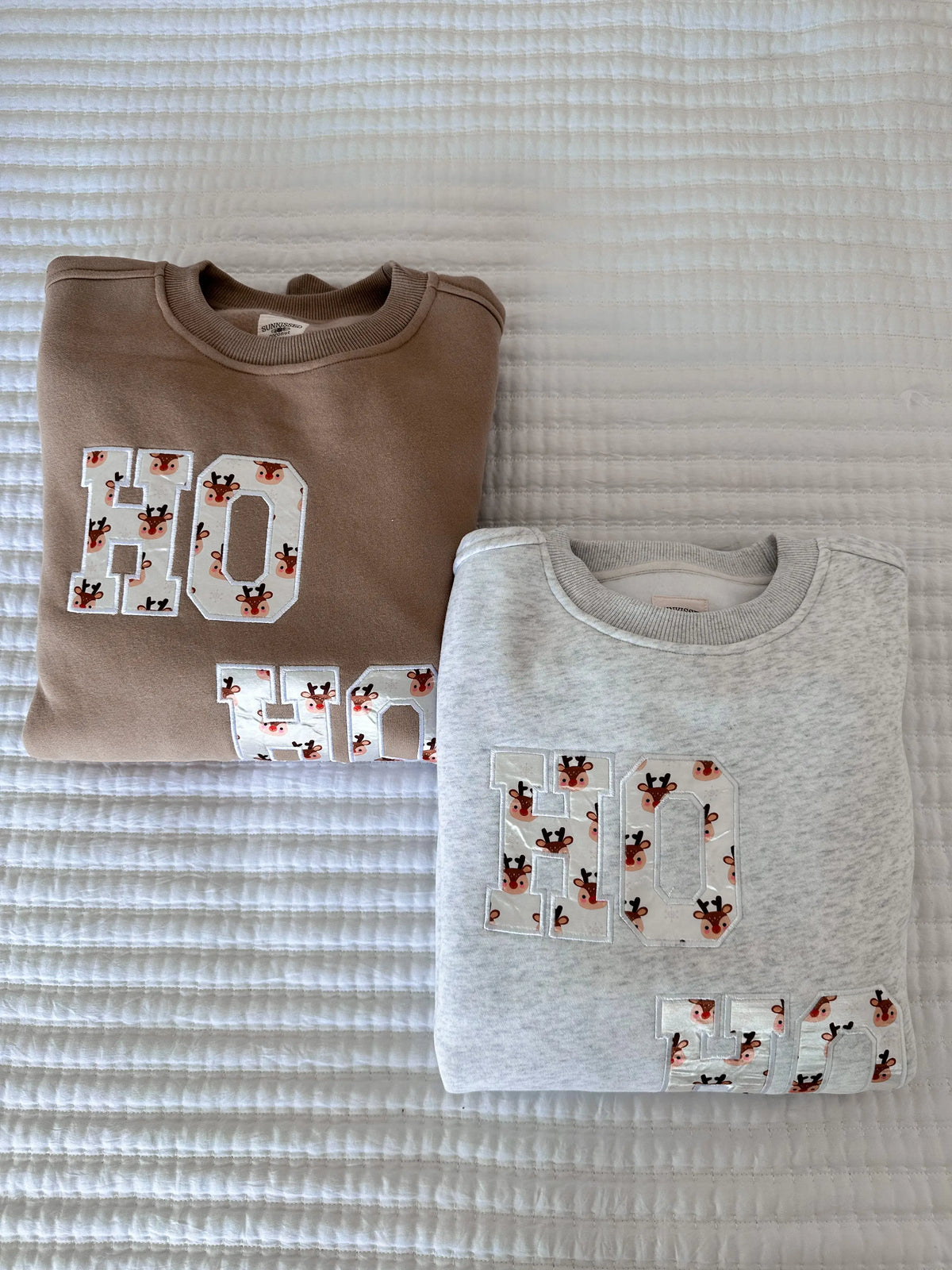 Pearl Grey Reindeer Sweatshirt