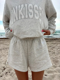 Sunkissedcoconut Embroidered Sweat Shorts 100% Cotton