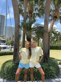 Banana Blue Tropical Comfort Colors Tee
