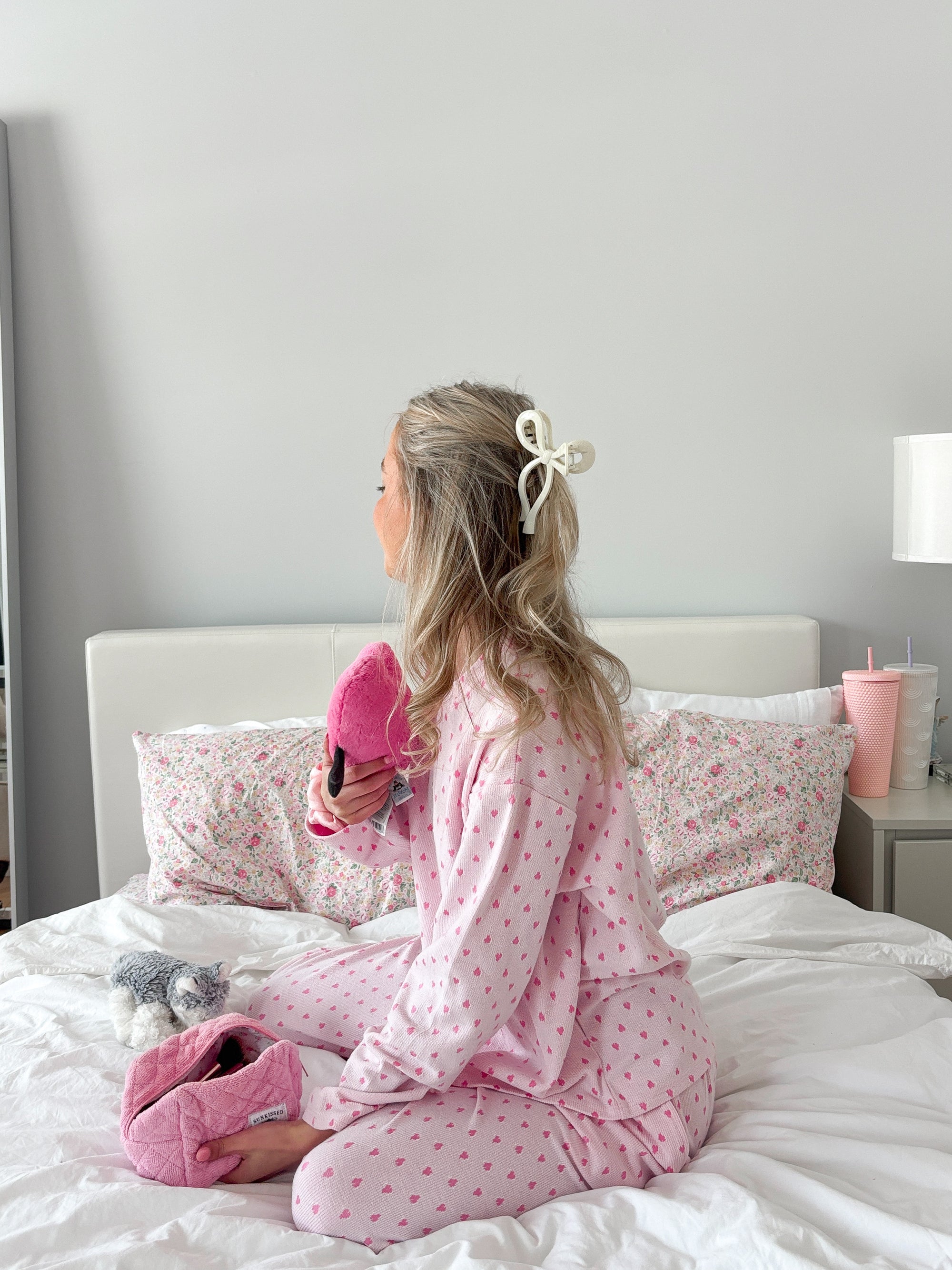 Heart Long Sleeve Pajama Top