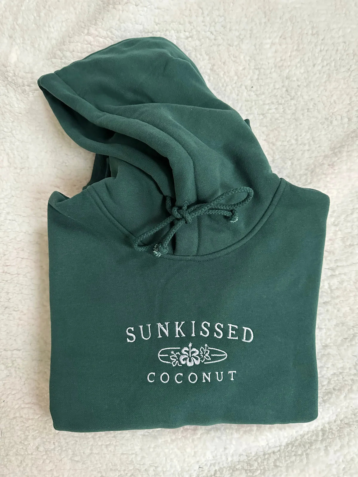 Sunkissedcoconut Embroider Oversized Hoodie