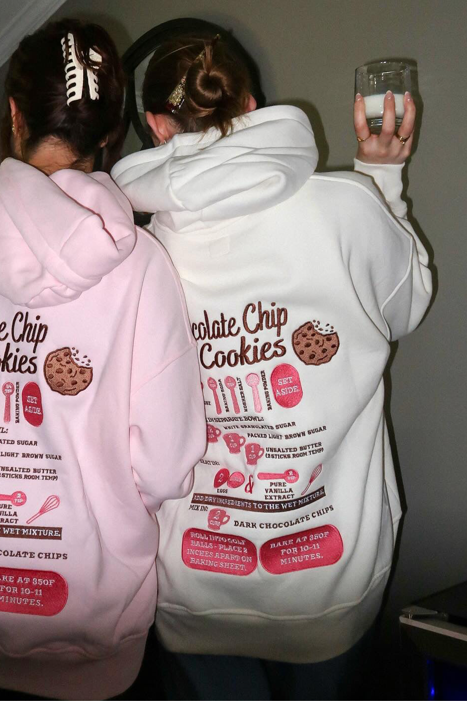 Ivory Chocolate Chip Cookie Recipe Embroider Hoodie