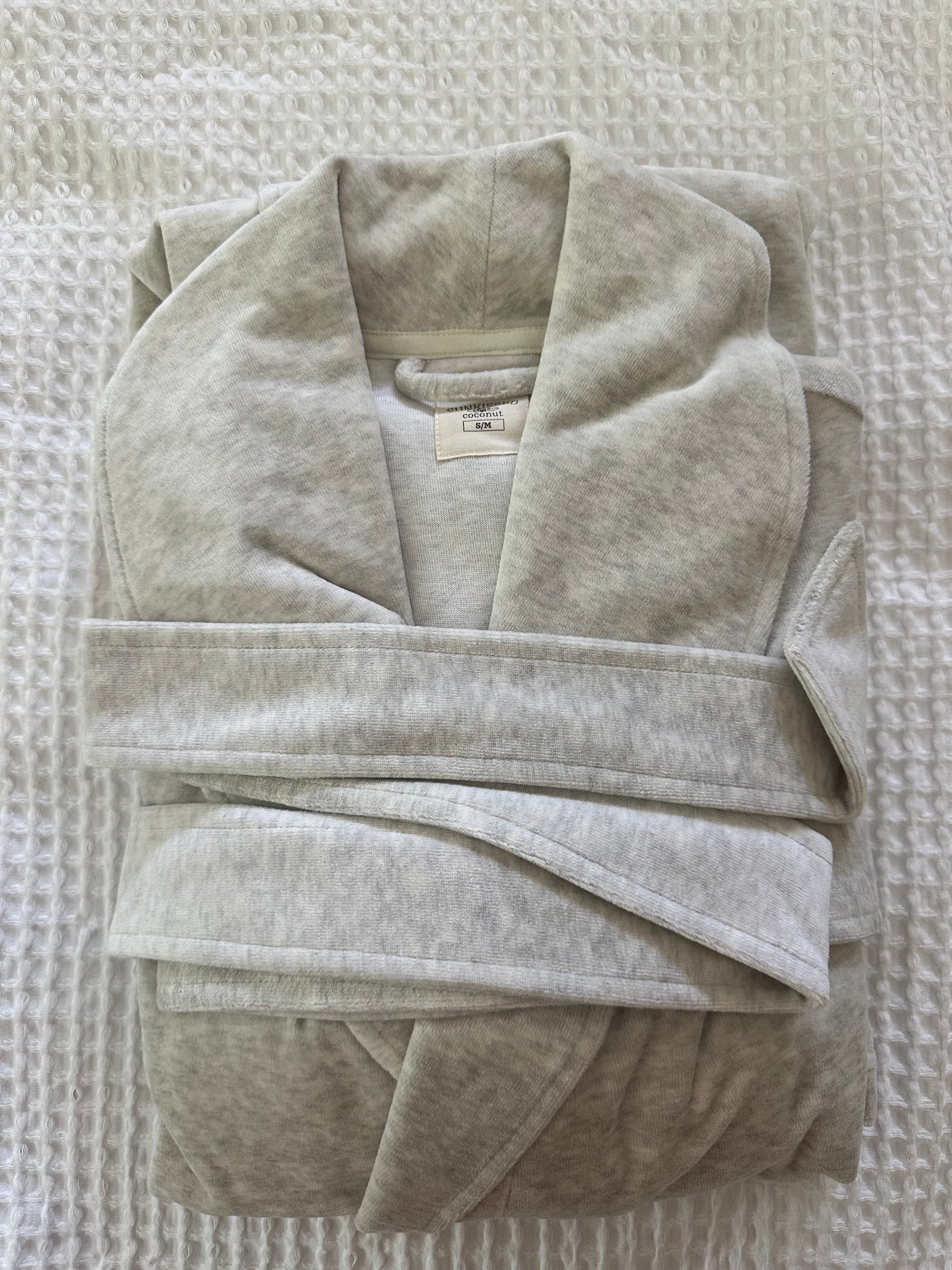 Earthy Grey Dream Hotel Robe