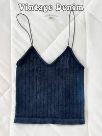 NEUTRAL VINTAGE RIBBED SEAMLESS TANKTOPS - Sunkissedcoconut