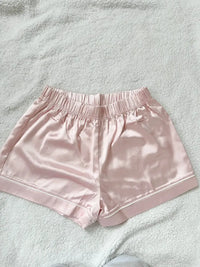 Champagne Pink Short Sleeve Pajama SET