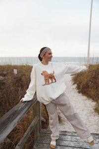 Golden Doodle Dog Embroider Sweatshirt