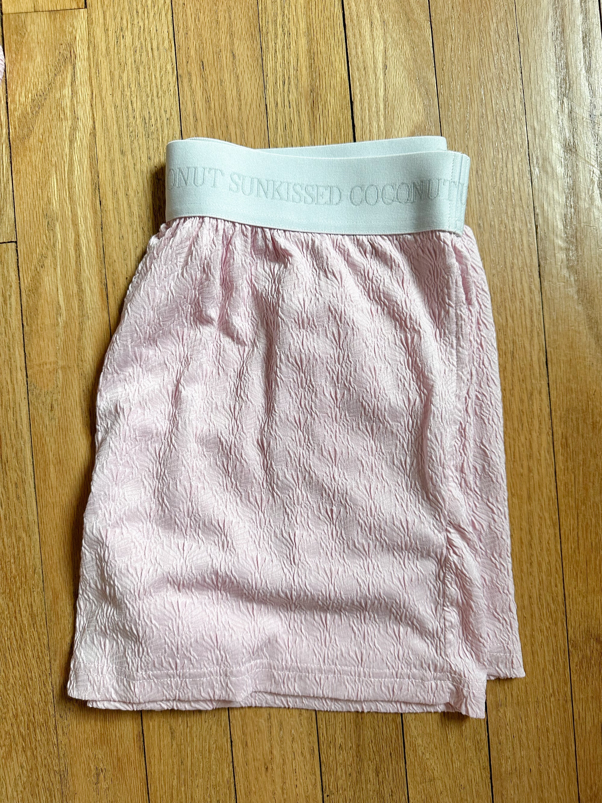 Loves Notes Pink Detailed Shorts