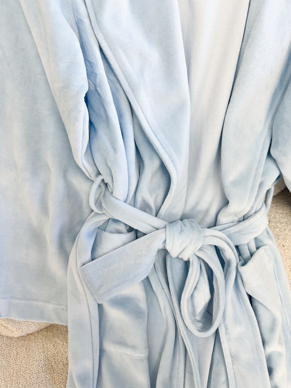 Light Blue Dream Hotel Robe – Sunkissedcoconut