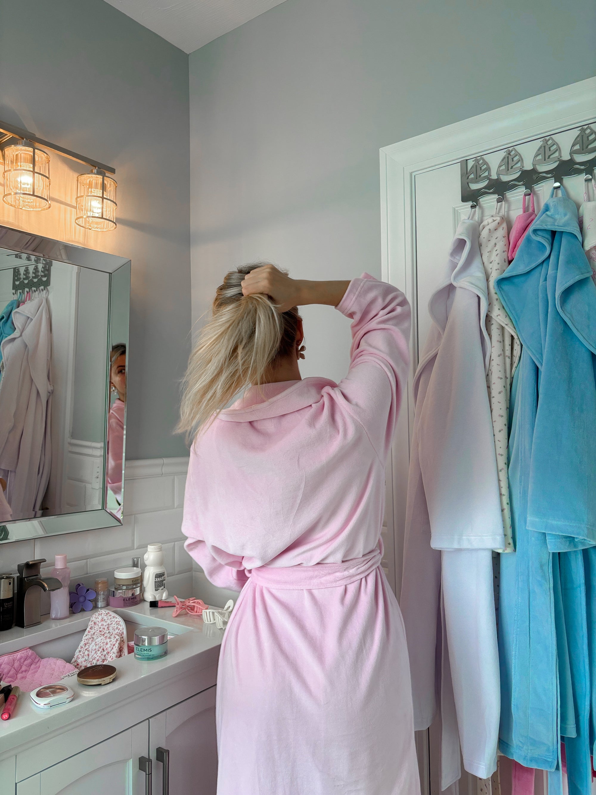 Light Pink Dream Hotel Robe