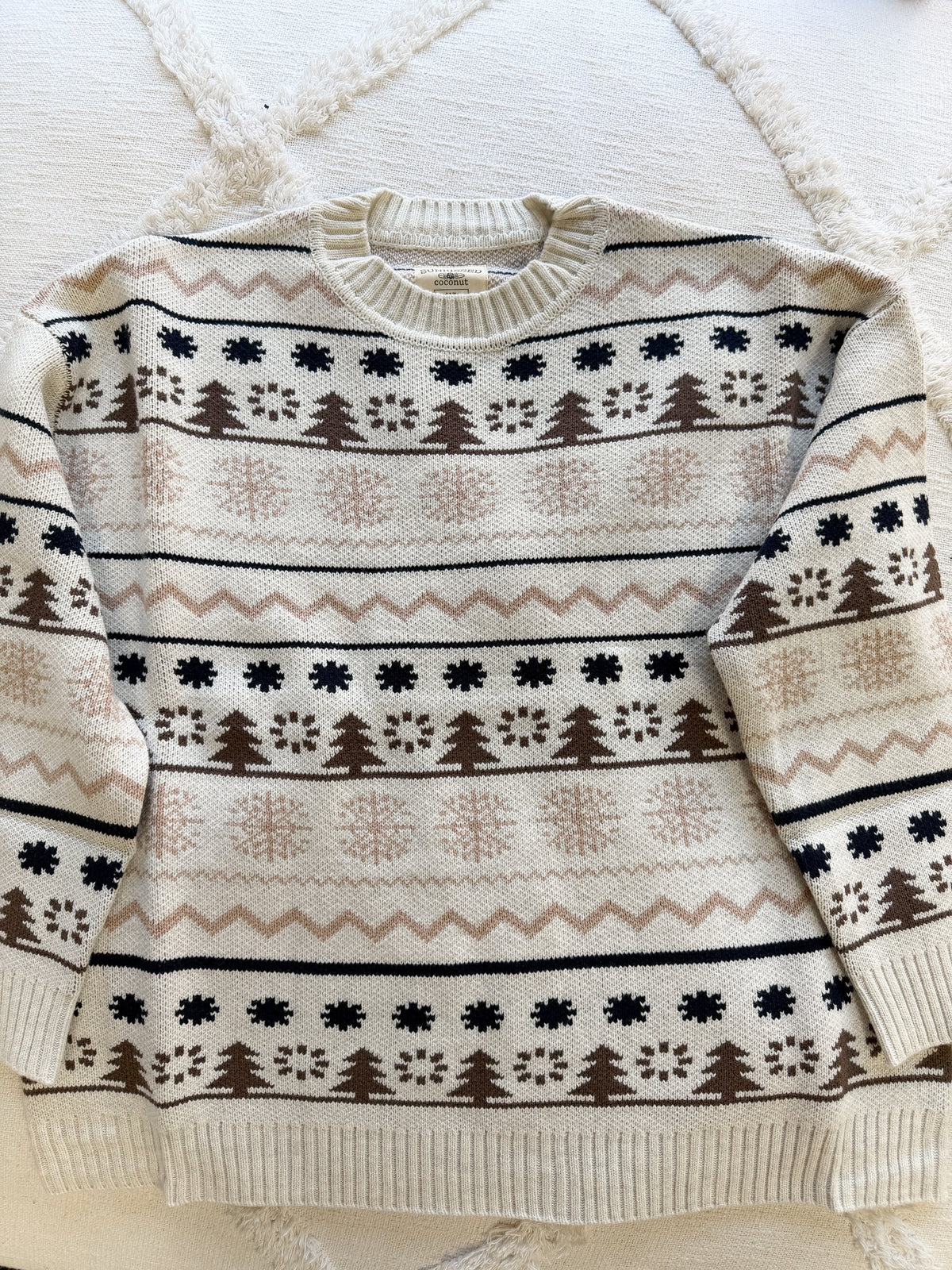 Moose Tracks Winter Sweater
