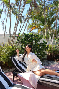 Pink Roses Dream Hotel Robe