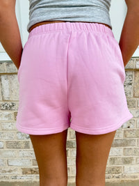 Sunkissedcoconut Embroidered Sweat Shorts 100% Cotton